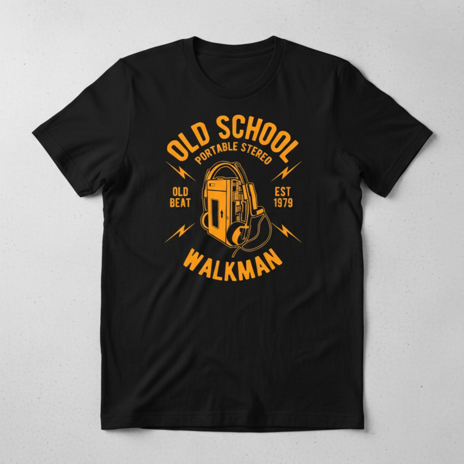 Old School Walkman Retro Tee Old School Walkman Retro Tee